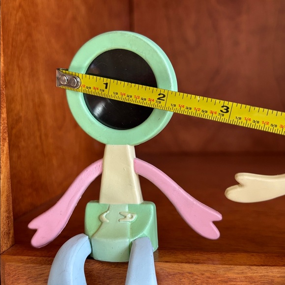 2 Baby Picture Frames, Small Circle, Yellow/Blue/Green/Pink, Rubber - Picture 6 of 6